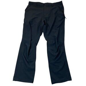 Columbia Men's Cargo Pants 38-48x28 Black Outdoor Hiking Fishing Zip Pockets